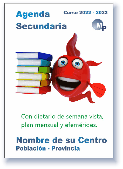 AGENDA SECUNDARIA MODELO 1 CON DIETARIO DE SEMANA VISTA 